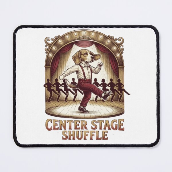 Item preview, Center Stage Shuffle Funny Broadway Musical Dog Tap Dance Beagle Lover Gift designed and sold by FurRealStudioCo.