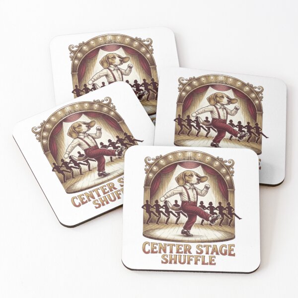 Item preview, Center Stage Shuffle Funny Broadway Musical Dog Tap Dance Beagle Lover Gift designed and sold by FurRealStudioCo.