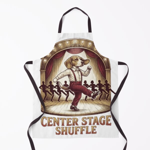 Item preview, Center Stage Shuffle Funny Broadway Musical Dog Tap Dance Beagle Lover Gift designed and sold by FurRealStudioCo.