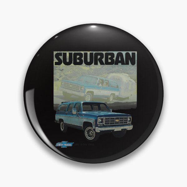 Item preview, Retro Suburban Truck Towing Vintage Camper  designed and sold by PickleballWeart.