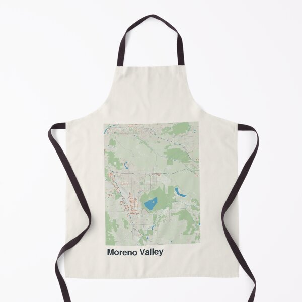 Artikelvorschau, Minimalistische Kartenkunst für Moreno Valley entworfen und verkauft von MapsNerd.
