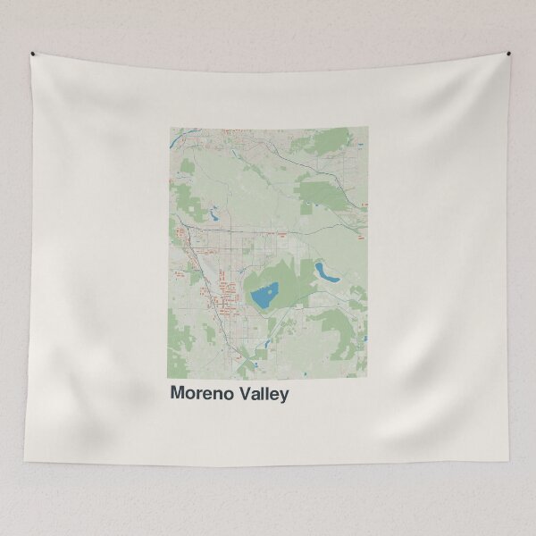 Item preview, Moreno Valley Minimalistic Map Art designed and sold by MapsNerd.