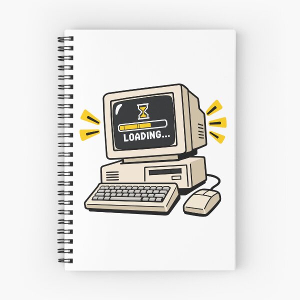 Item preview, Retro Computer Loading Screen Vintage Tech designed and sold by DesignGraphica.
