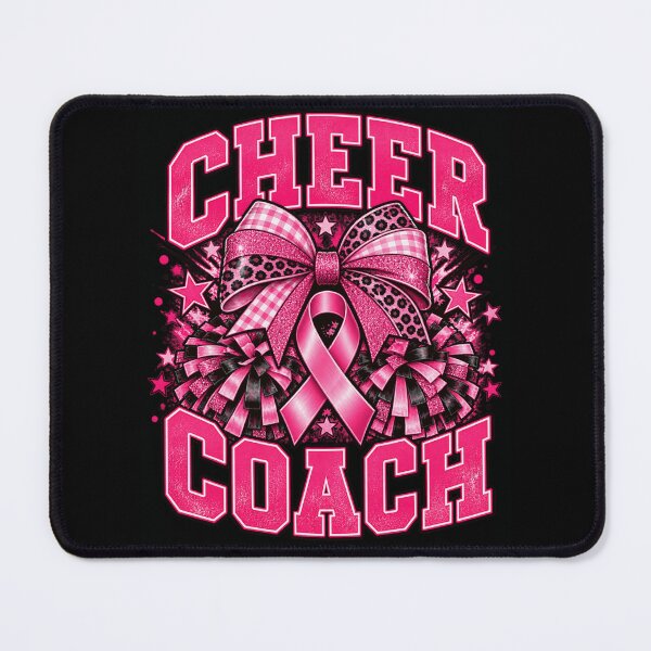 Item preview, Cheer Coach Breast Cancer Awareness designed and sold by ROUX-ART.