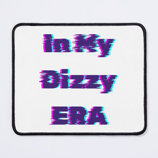 Item preview, In My Dizzy Era Purple Glitch Font Funny Pots Awareness Meme designed and sold by kristy1003.