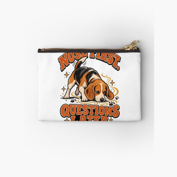 Item preview, Beagle Nose First Questions Later Retro Dog Shirt designed and sold by Tong4130.