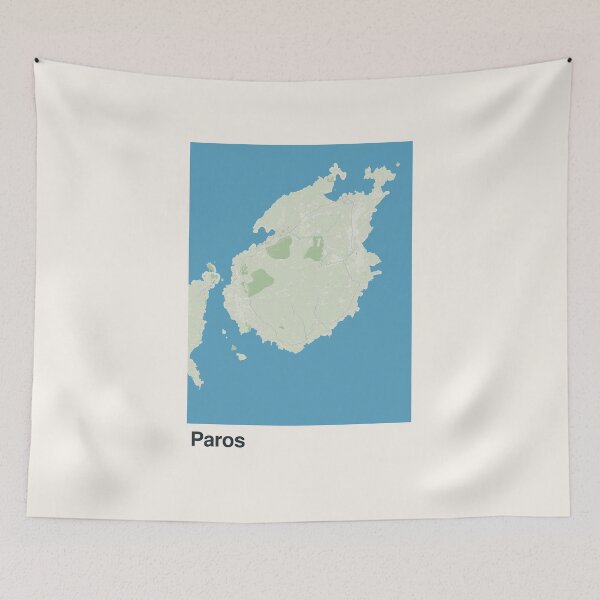 Item preview, Paros Minimalistic Map Art designed and sold by MapsNerd.