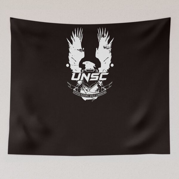 Item preview, UNSC Emblem Distress Style Military  designed and sold by Segasworks.