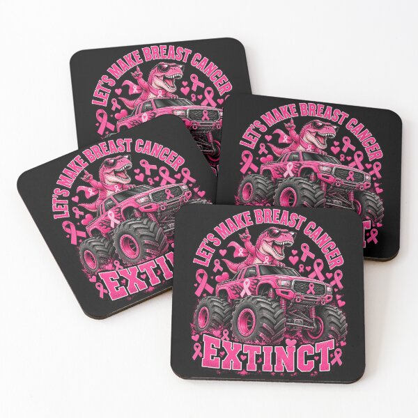 Item preview, Breast Cancer Awareness Monster Truck designed and sold by ROUX-ART.