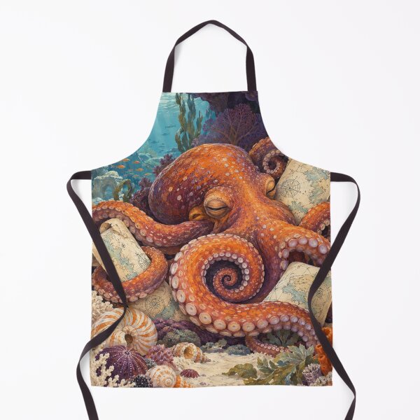 Item preview, The Siesta of the Cartographic Octopus designed and sold by DrizzyV.