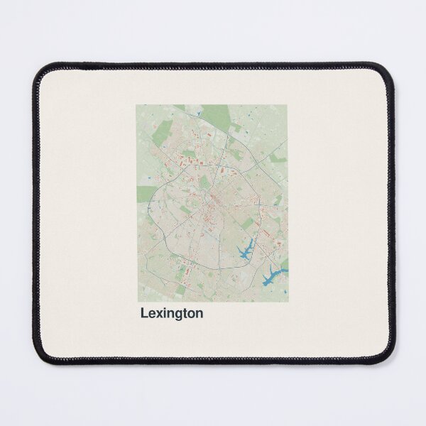 Item preview, Lexington Minimalistic Map Art designed and sold by MapsNerd.