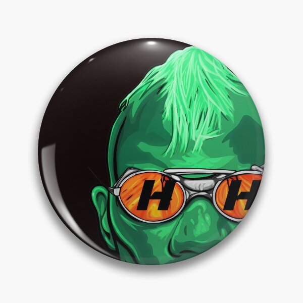 Item preview, Green Faced Spiky Haired Figure Shades designed and sold by Segasworks.