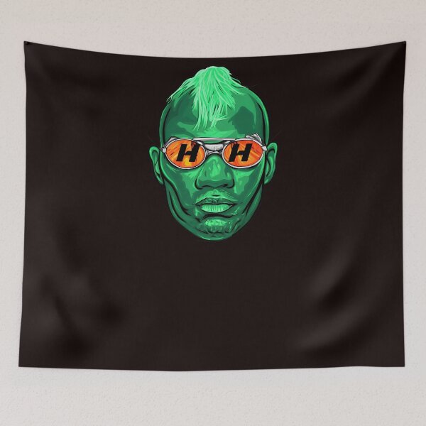 Item preview, Green Faced Spiky Haired Figure Shades designed and sold by Segasworks.