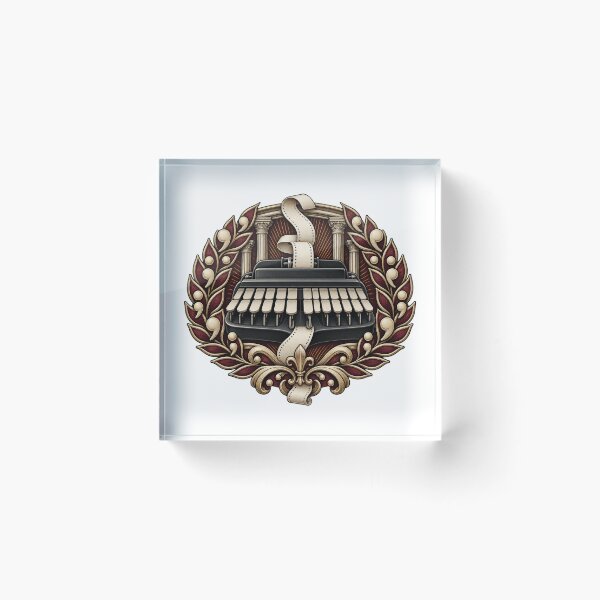 Item preview, Stenographer Gift Ornate Realtime Court Reporter Emblem designed and sold by UrbanCanvvas.
