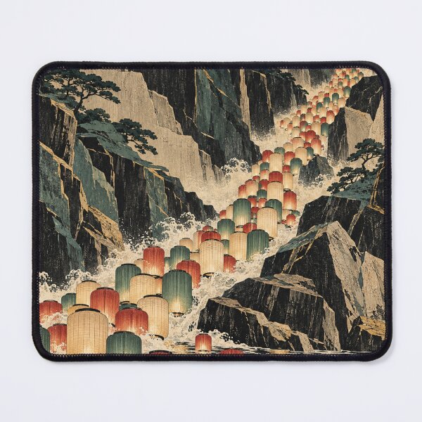 Item preview, Bamboo Lantern Waterfall designed and sold by DrizzyV.