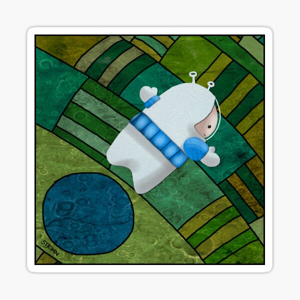 Meehoo Over Fields Sticker