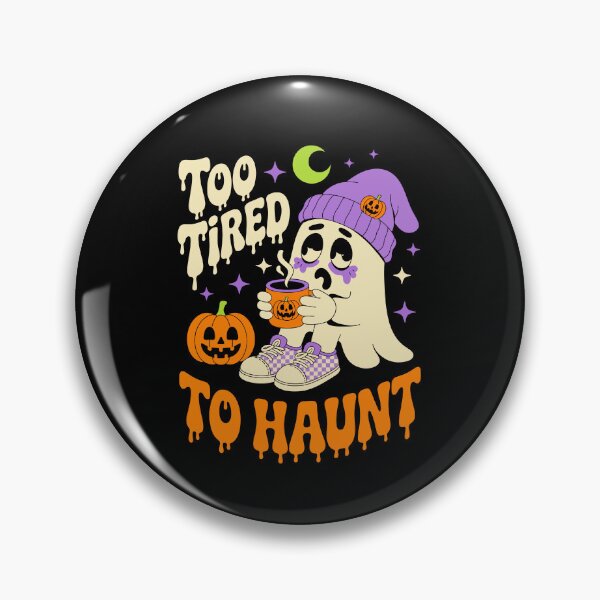 Item preview, : Too Tired To Haunt – Funny Tired Ghost Halloween Art designed and sold by jkrphoto.