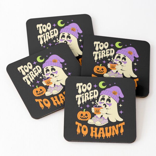 Item preview, : Too Tired To Haunt – Funny Tired Ghost Halloween Art designed and sold by jkrphoto.