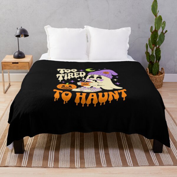 Item preview, : Too Tired To Haunt – Funny Tired Ghost Halloween Art designed and sold by jkrphoto.