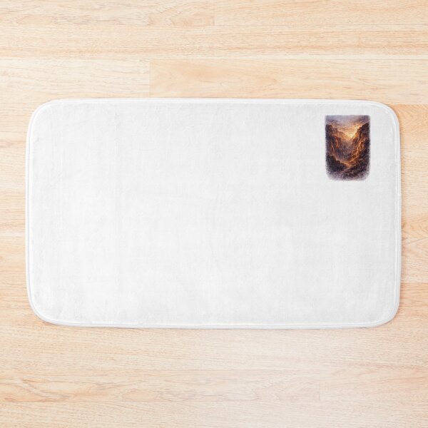 Item preview, Dramatic Desert Canyon Sunset | Watercolor Landscape designed and sold by PawsAndpetalstudio.