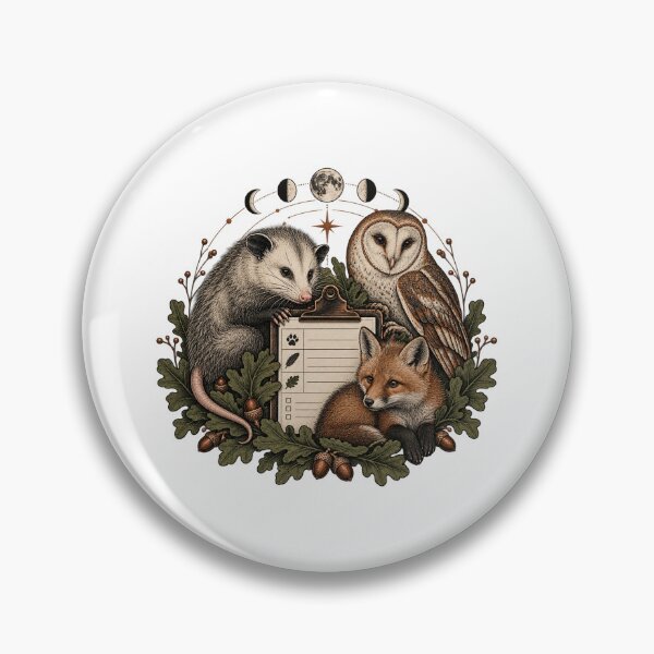 Item preview, Wildlife Rehab Gift Night Intake Animal Emblem   designed and sold by UrbanCanvvas.
