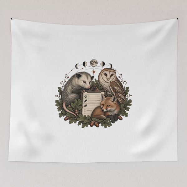 Item preview, Wildlife Rehab Gift Night Intake Animal Emblem   designed and sold by UrbanCanvvas.