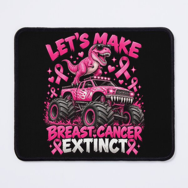 Item preview, Breast Cancer Extinct Dinosaur Truck designed and sold by ROUX-ART.