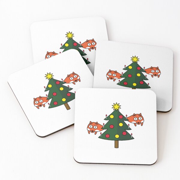Item preview, Cute Christmas Kitsune Fox Ghost – Funny Holiday Fox Spirit Party Gift for Animal Lovers designed and sold by Wurstlady.