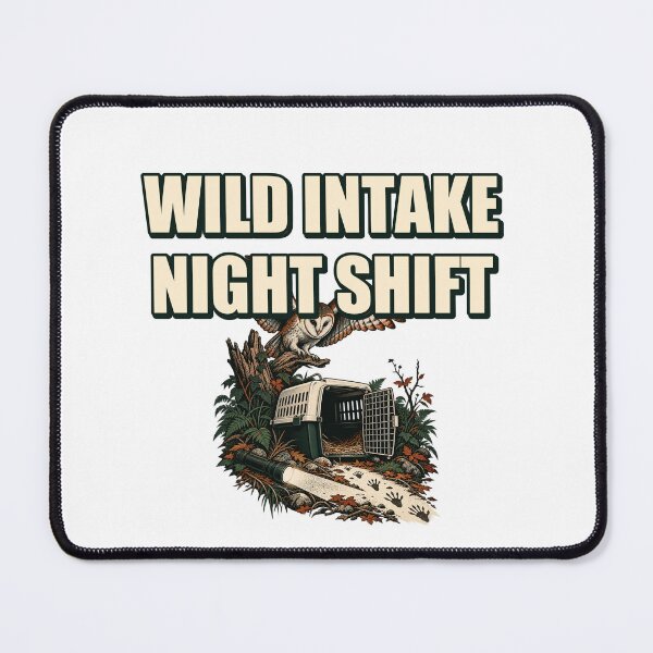Item preview, Wild Intake Night Shift Illustrated Wildlife Rescue Gift designed and sold by UrbanCanvvas.
