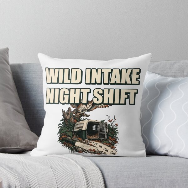 Item preview, Wild Intake Night Shift Illustrated Wildlife Rescue Gift   designed and sold by UrbanCanvvas.