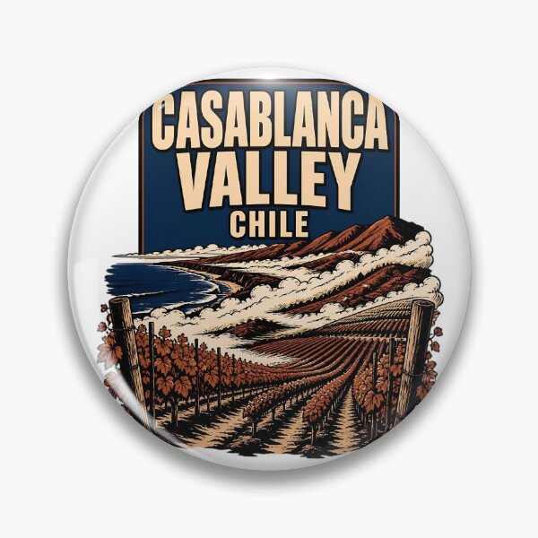 Item preview, Casablanca Valley Chile Vintage Travel Tourism designed and sold by TravelersGems.