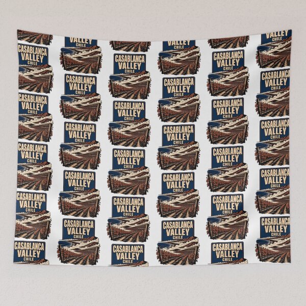 Item preview, Casablanca Valley Chile Vintage Travel Tourism designed and sold by TravelersGems.