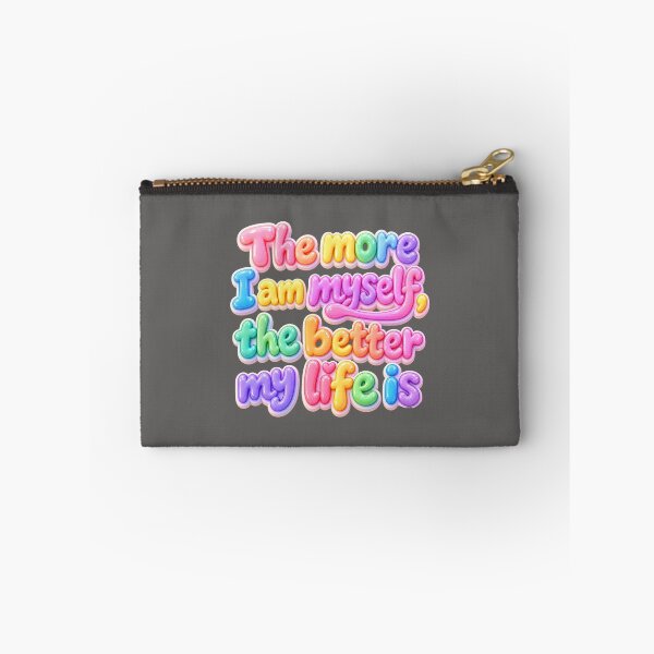 Item preview, The More I Am Myself The Better My Life Is – Self Love & Authenticity Quote designed and sold by ManggaeJM.