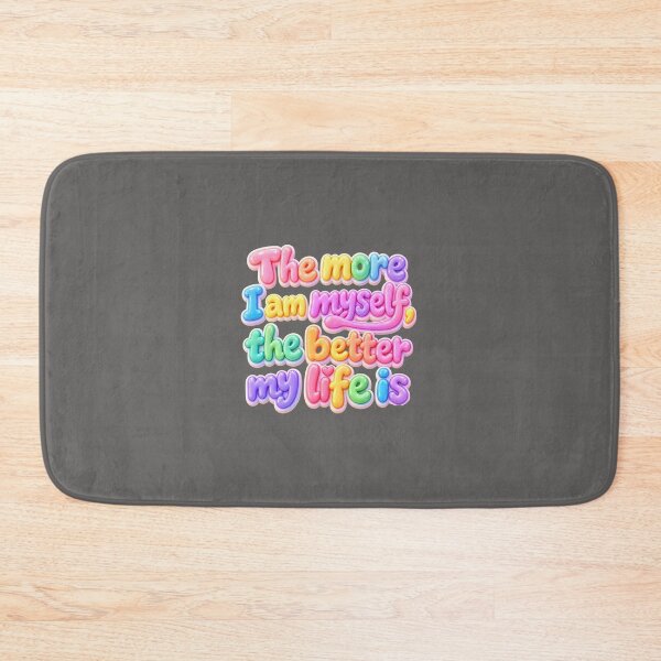Item preview, The More I Am Myself The Better My Life Is – Self Love & Authenticity Quote designed and sold by ManggaeJM.