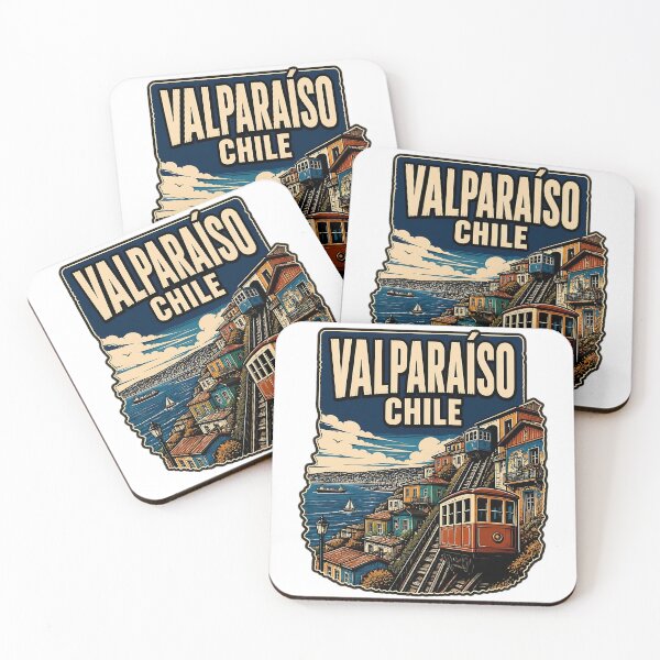 Item preview, Valparaiso Chile Vintage Travel Tourism designed and sold by TravelersGems.