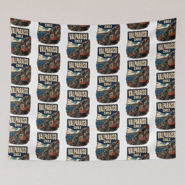 Item preview, Valparaiso Chile Vintage Travel Tourism designed and sold by TravelersGems.