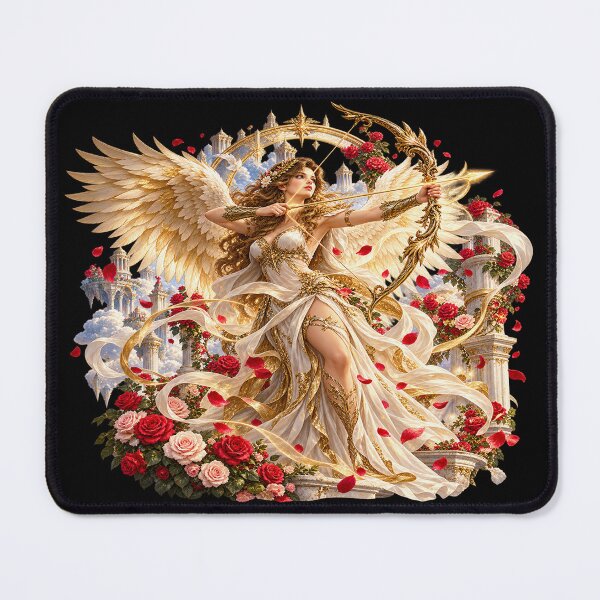 Item preview, Celestial Rose Archer – Angelic Fantasy designed and sold by TroviTutto.