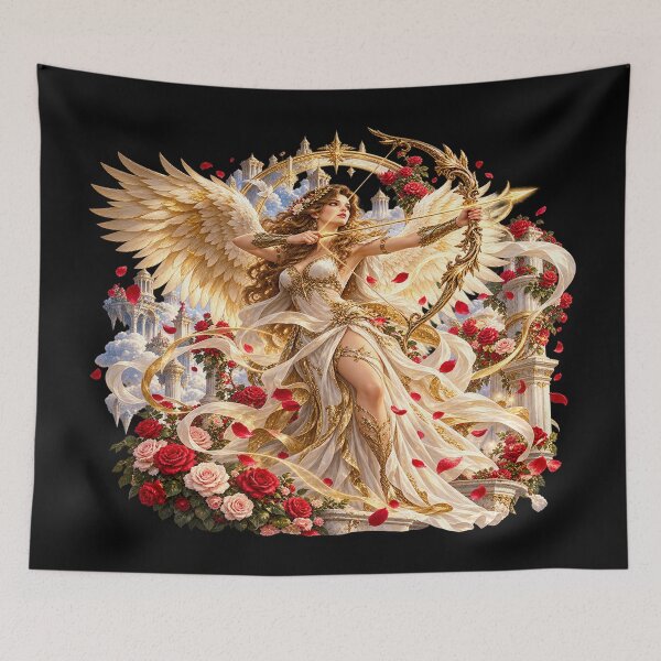 Item preview, Celestial Rose Archer – Angelic Fantasy designed and sold by TroviTutto.