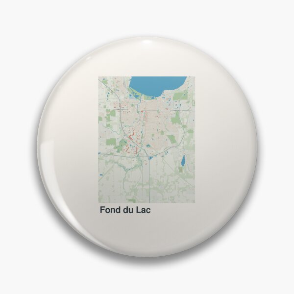 Item preview, Fond du Lac Minimalistic Map Art designed and sold by MapsNerd.