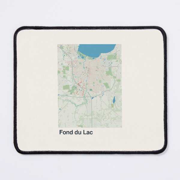 Item preview, Fond du Lac Minimalistic Map Art designed and sold by MapsNerd.