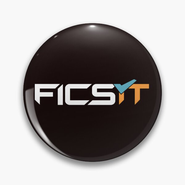 Item preview, FICSIT Logo Style Mark Garment Accent designed and sold by Patternisyours.