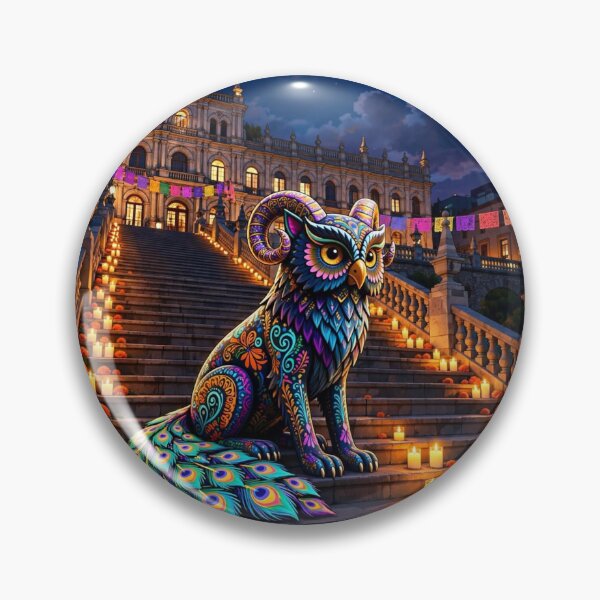 Item preview, Alebrije Día de Muertos Mexico — Guardian of the Unknown designed and sold by DibujandoPorfa.