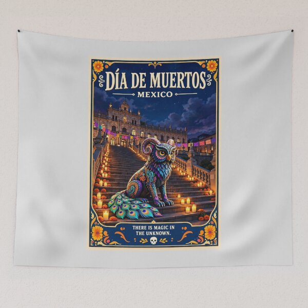 Item preview, Alebrije Día de Muertos Mexico — Guardian of the Unknown designed and sold by DibujandoPorfa.