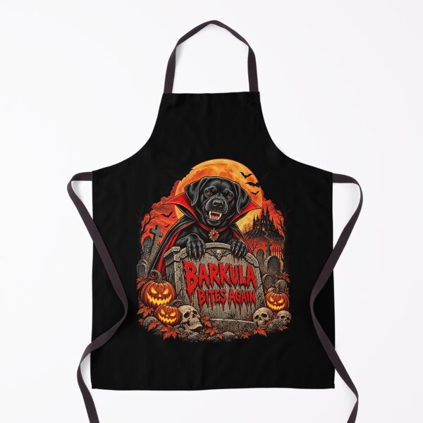 Item preview, Vampire Dog Halloween BARKULA designed and sold by ROUX-ART.