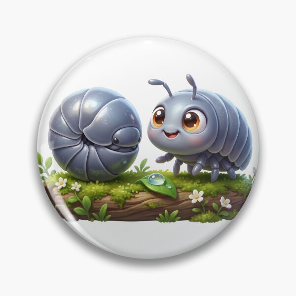 Item preview, Cute Roly Poly Pill Bug Friends designed and sold by Thanat Pattern Studio.