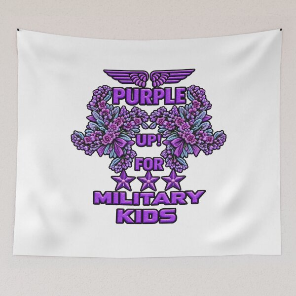 Item preview, Purple Up For Military Kids Strength designed and sold by ArtDesignTp.