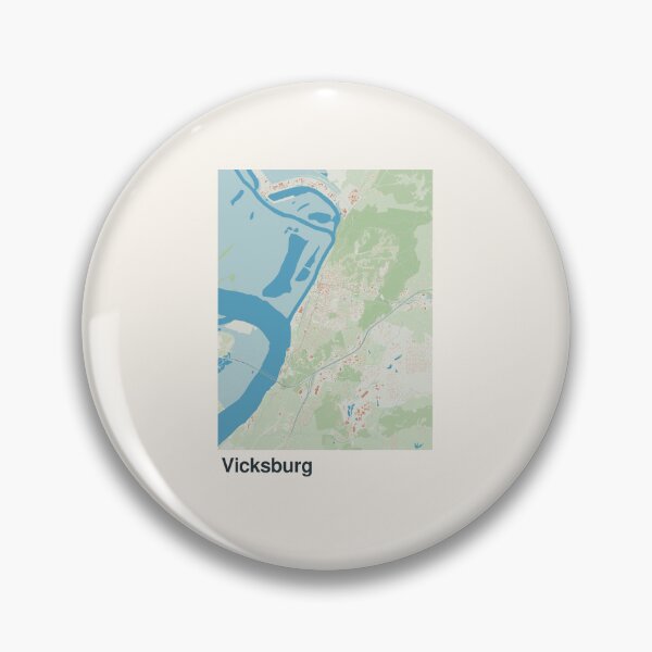 Item preview, Vicksburg Minimalistic Map Art designed and sold by MapsNerd.