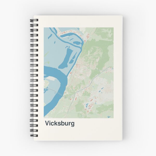 Item preview, Vicksburg Minimalistic Map Art designed and sold by MapsNerd.