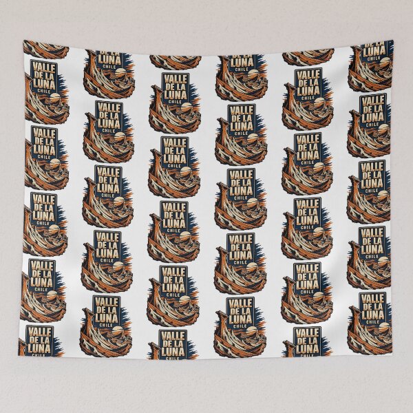 Item preview, Valle De La Luna Chile Vintage Travel Tourism designed and sold by TravelersGems.