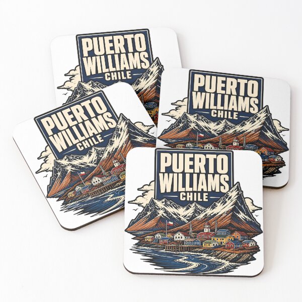 Item preview, Puerto Williams Chile Vintage Travel Tourism designed and sold by TravelersGems.